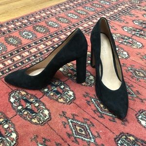 Madewell the Hanne Heel 8 medium true black